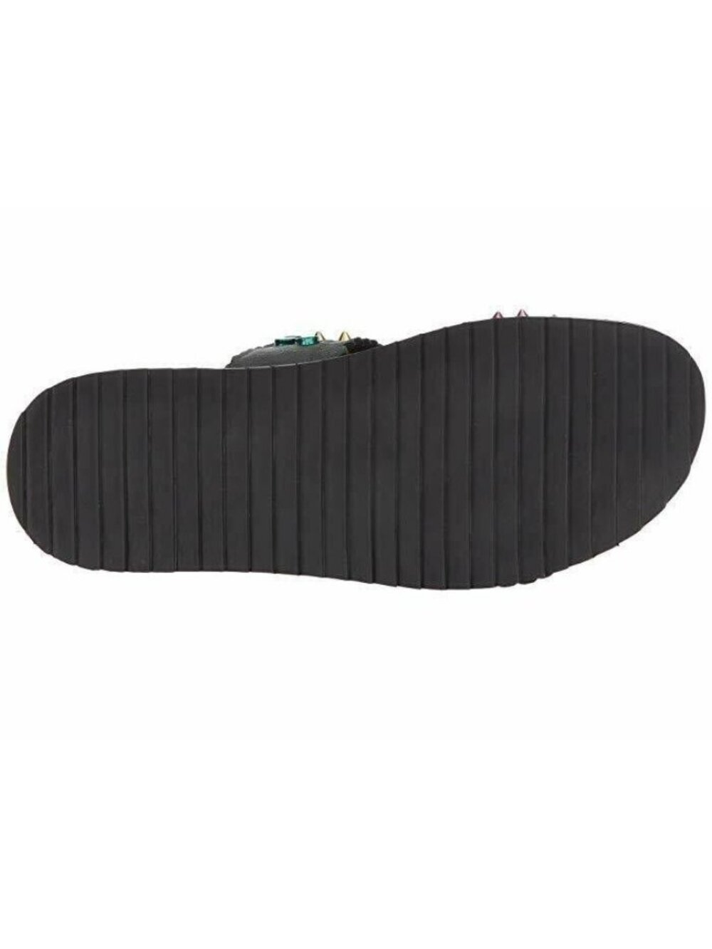 Free People Leather Sandal Spellbound Footbed Black US 6 EUR 36 New In Box - Picture 5 of 6